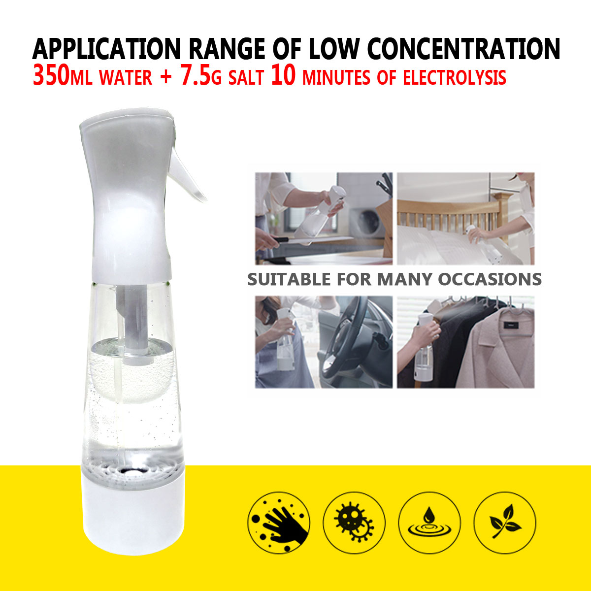 Disinfectant liquid maker
