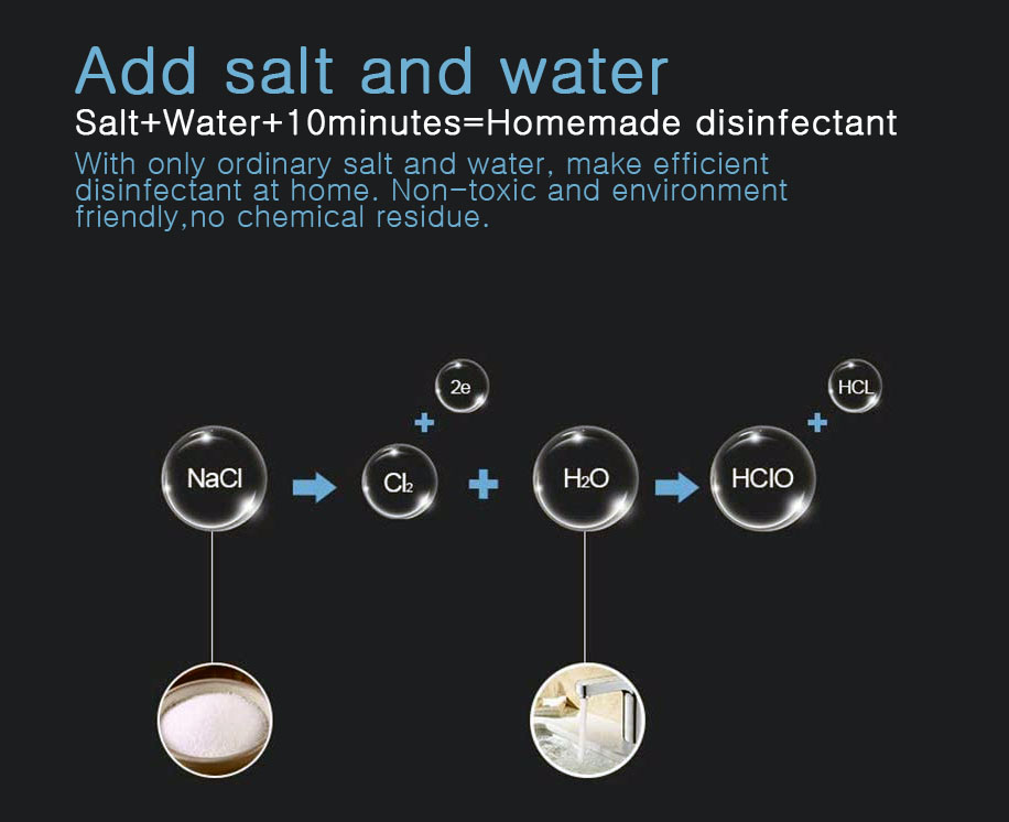 Disinfectant liquid maker